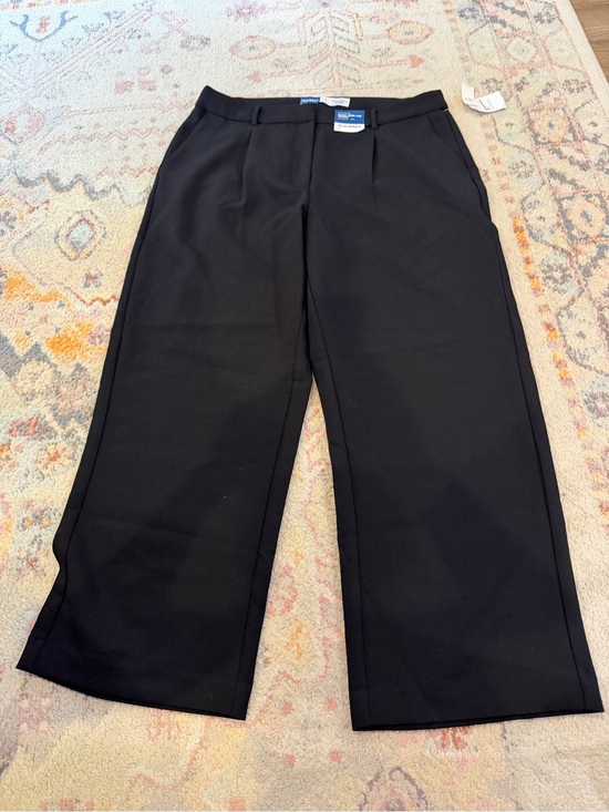 Old Navy Pants - Old Navy Black Taylor Wide-Leg Trousers
